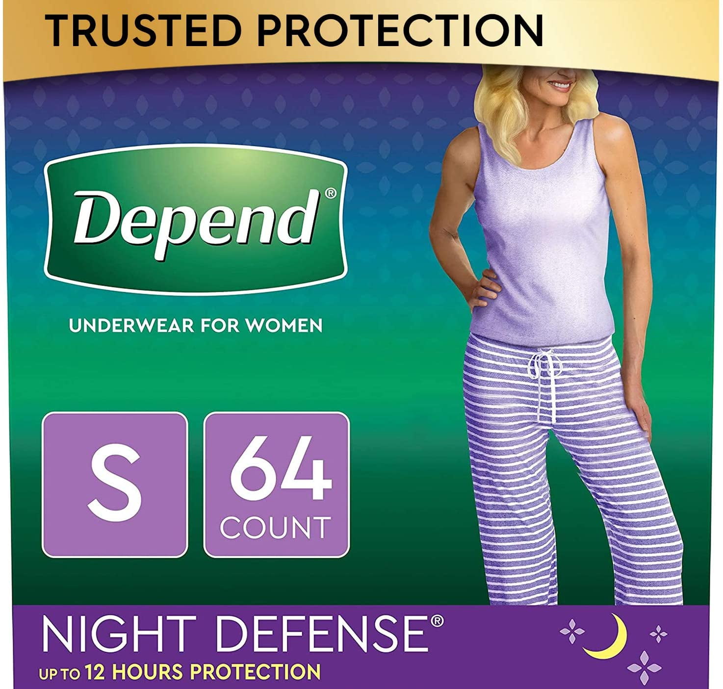 Depend Night Defense Incontinence Underwear for Women, Disposable