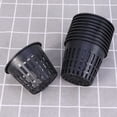 thumbnail image 4 of 10PCS Succulent Pot Mini Mesh Multi-small Planting Basin Hydroponic Mesh Cup Round Succulent Flower Pot Garden Accessories (Black), 4 of 6