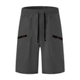 thumbnail image 5 of LEKWK Cargo Shorts for Men Elastic Waist Quick Dry Casual Athletic Shorts Lightweight Loose Fit Workout Shorts with Pockets for Hiking Outdoor Travel Fishing, 5 of 7
