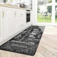 thumbnail image 4 of 2 Pcs Anti Fatigue Kitchen Mat Set Pvc Kitchen Floor Mat Waterproof Standing Mats,40*60+40*110cm,black, 4 of 5