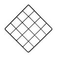 thumbnail image 4 of OULII 2Pcs Black Photo Grid Panel Metal Mesh Square Wall Decor For Study Room Bathroom Stairway Kitchen, 4 of 8