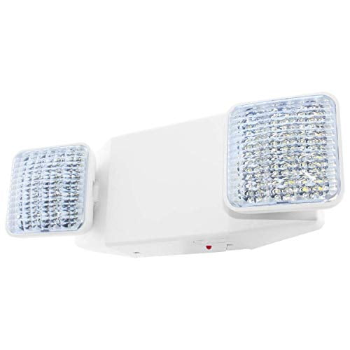 LFI Lights - UL Certified - Hardwired LED Standard Emergency Light - Square Head - EL2W