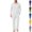 White, variant on HAJWOH Mens Pajamas Set Long Sleeve Sleepwear Crew Neck 2 Piece Loungewear Nightshirt Top & Pants with Pockets