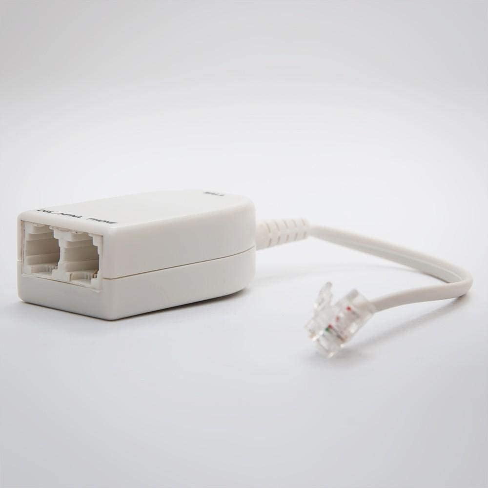 Dual DSL Filter Jack for Connecting DSL Modem