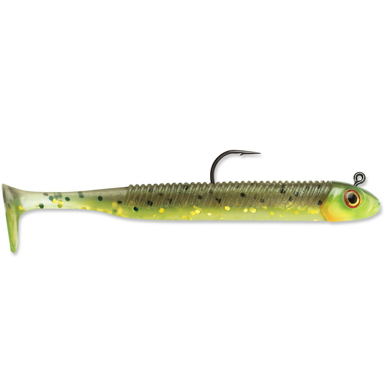 Storm 360GT Searchbait Minnow 4.5 Fishing Lure 1/4 oz Hot Olive 1 Rigged/2  Bodies 