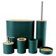 thumbnail image 3 of Juego de 6 accesorios de baño, cepillo de inodoro, decoración, regalo de inauguración de la casa, baño Verde, 3 of 9