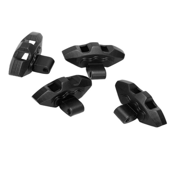 MAYUJIAA 4PCS RC Replica Brake Calipers Aluminum Alloy Brake Calipers for TRAXXAS UDR 1/7 RC CarBlack HW313-17012