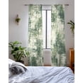 thumbnail image 3 of Sage Green Ombre Sheer Curtains 84 Inch Length 2 Panels Set for Living Room/Bedroom, Gradient Abstract Art Vintage Kitchen Curtains Grommet Semi-Sheer Curtains Drapes Window Treatments 52"x84"x2, 3 of 7