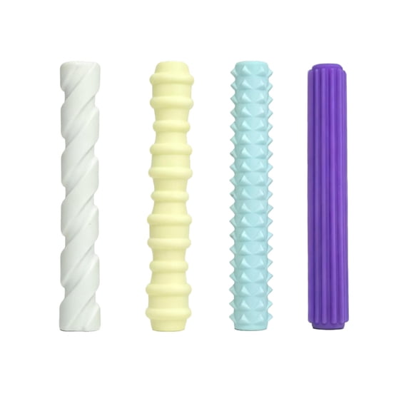 4Pcs Multipurpose Silicone Pen Grips Suitable for Pencil Pen and Marker to Improve Writing Efficiency and Grip Comfort