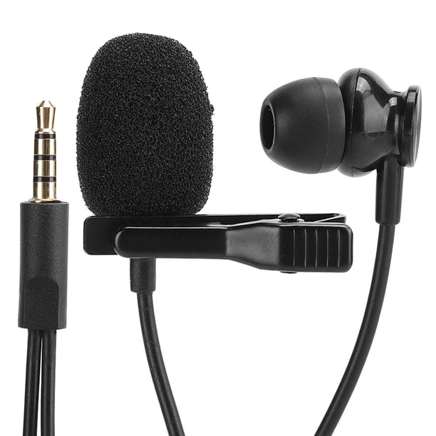 Micrófono de grabación, Mini micrófono con clip para corbata, micrófono para teléfono móvil, Mini micrófono de Karaoke, diseño aerodinámico