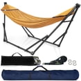 thumbnail image 1 of Tranquillo 550lb Capacity 2 Persons 2 Hammocks Included/Foldable Portable Hammocks with Stand, Tree Straps, Carry Bags for Garden Camping, 1 of 5