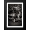thumbnail image 2 of Majchrowicz, Alan 13x18 Black Modern Framed Museum Art Print Titled - Upper Falls Old Mans Cave BW, 2 of 5