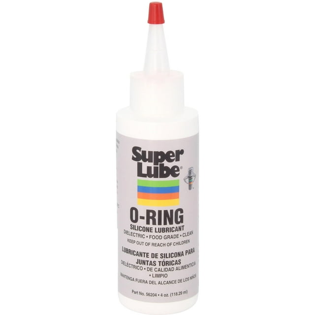 Lubricante de silicona Super Lube 56204 con junta tórica estable al calor