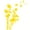 Yellow, variant on SPRING PARK Beautiful Flowers Car Vehicle Body Window Reflective Decals Sticker Decoration