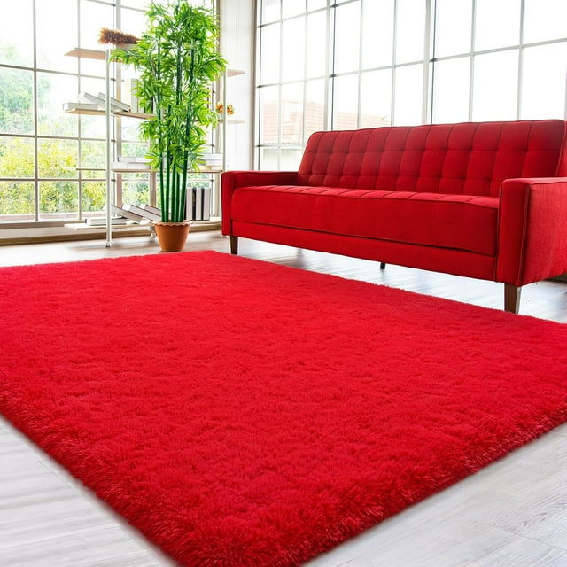 Luxury Fluffy Area Rug Modern Shag Rugs for Bedroom Living Room Super Soft and Comfy Carpet Cute Carpets for Kids Children Girls Home Decor Cream xFeet
