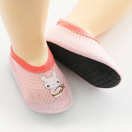 

Hunpta Toddler Shoes Kids Baby Shoes Girls Boys Prints 1-3Y Breathable Barefoot The Shoes Animal Floor Non Slip Cartoon Socks Baby