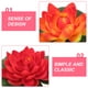 thumbnail image 5 of EeaseMX Adornos de decoración para pecera, estanque de flores de loto de plástico, lirio de agua flotante de simulación de 17CM, 4 Uds. (blanco + naranja + rosa), 5 of 7