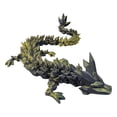 thumbnail image 2 of Articulated Dragon Display Model - 3D Printed Multi-Joint Crystal Dragon Figurine,Poseable Collector's Item & Home Decor - BR, 2 of 6