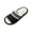 Black, variant on Willtoo Cute Slippers for Women with Memory Foam Open Toe Fuzzy House Slippers Indoor Outdoor Anti-Skid Softd Sole Slides