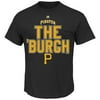 Majestic Pittsburgh Pirates T-Shirt Team Slogan Logo Tee