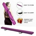 thumbnail image 7 of Fbsport Purple 2.4m/7.9ft Folding Sectional Gymnastics Floor Balance Beam Skill Performance Training(Used), 7 of 7