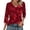 A390 Multicolor, variant on Tunic Blouse for Women V Neck 3/4 Sleeve Vintage Boho Style Small Floral Print Soft Breathable Stretchy Fabric Casual Daily Tops