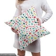 thumbnail image 4 of Ambesonne Geometric Fabric by the Yard Upholstery, Scattered Colorful Shapes, 10 Yards, White Multicolor, 4 of 4