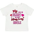 thumbnail image 3 of Inktastic My Heart Belongs to My Uncle Boys or Girls Toddler T-Shirt, 3 of 5
