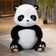 thumbnail image 3 of Peluche de oso panda gigante kawaii, animal de zoológico de dibujos animados acostado de pie, regalo reconfortante para niños, 3 of 5