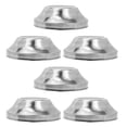 thumbnail image 3 of 6pcs Round Base Floor Flange Railing Post Holder Galvanized Stainless Steel Railing Column, 3 of 8