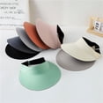 thumbnail image 5 of Sun Visor Hats Women Large Brim Summer UV Protection Beach Cap, 5 of 5