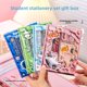 thumbnail image 3 of Conjunto de útiles escolares para niños: Set de seis piezas con diseño divertido en 3D, ideal como regalo para el regreso a clases o Navidad. Incluye lápices, regla, borrador, sacapuntas y libreta., 3 of 6