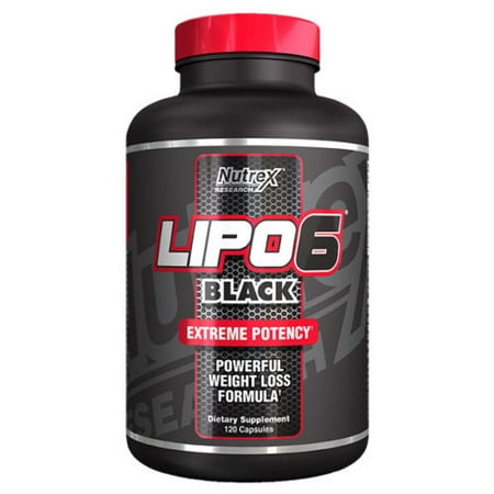 Balanced Lipo Packs - Nutrex Lipo 6 Black Extreme Potency- Powerful Weight Loss Formula (120 Capsules)