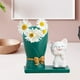 thumbnail image 3 of Bonita estatua de jarrón de gato, manualidades de mesa, coleccionables modernos, figuritas de regalo, escultura de para estante, sala de Estilo A Soledad Linda estatua de jarrón de gato, 3 of 6