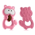 thumbnail image 2 of Juguetes para la dentición de bebés de 3 a 18 meses Mordedores de silicona sin BPA para bebés con clip para chupete Alivio lindo y eficaz del dolor para un elegante regalo de Navidad para niños o, 2 of 8