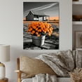 thumbnail image 2 of Designart "Morning Glow at the Farmhouse" Floral Metal Wall Decor, 2 of 5