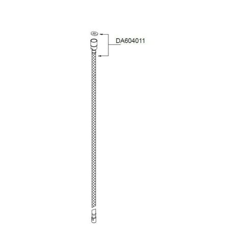 Danze Da604011n Chrome Replacement Hose For Pull Out Down