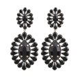 thumbnail image 1 of Statement Crystal Rhinestone Claw Big Glassrhinestones Drop Earring Fo--E1542 Black-Model code 9575 E1542 Black, 1 of 3
