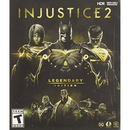 Wb Games Injustice 2: Legendary Edition - Xbox One WB Games Injustice 2: Legendary Edition - Xbox One Brand : wb games Weight : 0.01 ounces Every battle defines you: With every match youll earn gear to equip  customize and evolve your roster. A new threat rises: Picking up where injustice left off  batman struggles against supermans regime  as a new threat appears that will put earths very existence at risk. The best of DC: Choose from the biggest DC universe roster ever and battle across iconic locations in epic scale battles. Built by Netherrealm: Developers of the best-selling and critically acclaimed mortal kombat franchise. ALL DOWNLOADABLE CONTENT CHARACTERS: Includes 10 additional characters and 5 Premiere Skins including Hellboy and TMNT.