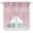 Pink, variant on Swag Valance Curtains for Windows, Teal Blue Light Filtering Kitchen Curtains with Rod Pocket, Modern Abstract Art Ombre Striped Decorative Window Treatment Valances for Living Room, 36x63 - 2 PCS