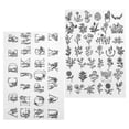 thumbnail image 1 of Rongfmy 1Pair Water Soluble Hand Sewing Stabilizers for Embroidery Wash Away Designs B, 1 of 9