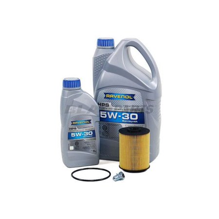 BLAU J1A5063-C Motor Oil Change Kit - Compatible with 1999-02 VW Jetta IV w/ 6 Cylinder 2.8L Engine - 5w30