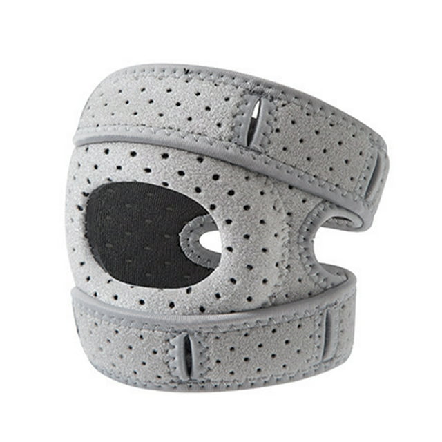 Soporte para rótula abierta rodillera correa ajustable (gris S-M 1 unidad)