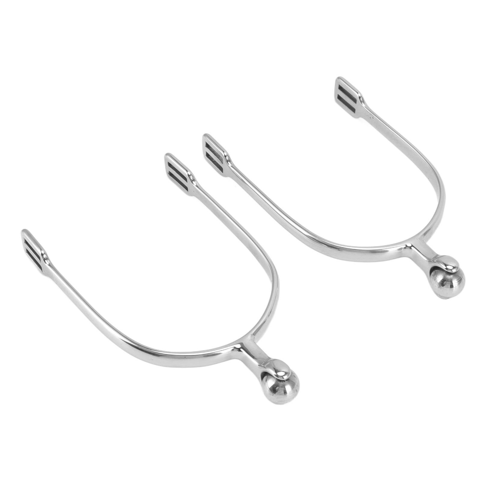 Horse Spurs, Stainless Steel Equestrian Gear Spurs Rustproof Compact