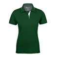 thumbnail image 4 of Pro Celebrity Women's Vanguard Polo Shirt (Large, Dk. Green/White), 4 of 4