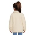 thumbnail image 3 of Wonder Nation Toddler Faux Sherpa Shacket, Sizes 12M-5T, 3 of 6