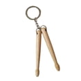 thumbnail image 3 of Wood Drumstick Keychain Musical Instrument Toys Wood Keychain Gadget Key Pendant, 3 of 8