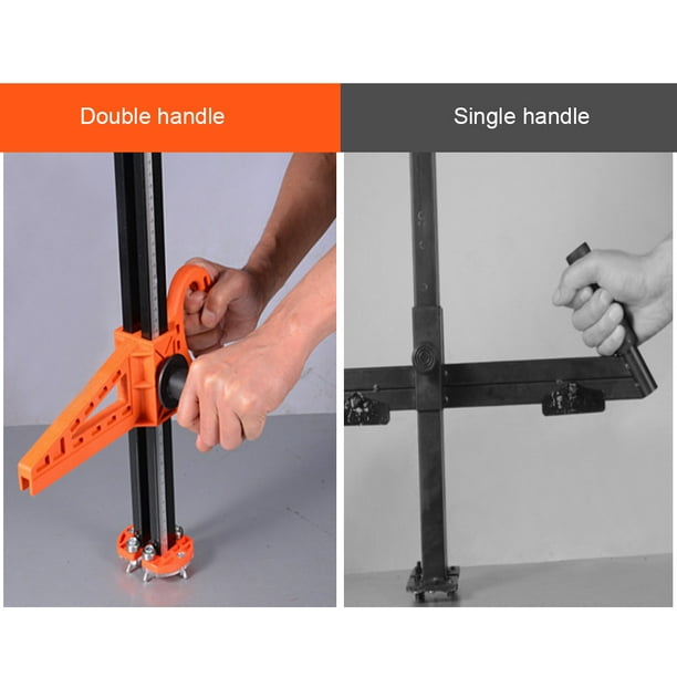 Amdohai Gypsum Board Cutter Manual Cutting Tool Portable for Drywall Hand Push with Double Hnadle and 4 Bearings 20 600mm Cutting
