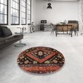 thumbnail image 3 of Ahgly Company Indoor Rectangle Traditional Sienna Brown Persian Area Rugs, 2' x 5', 3 of 6