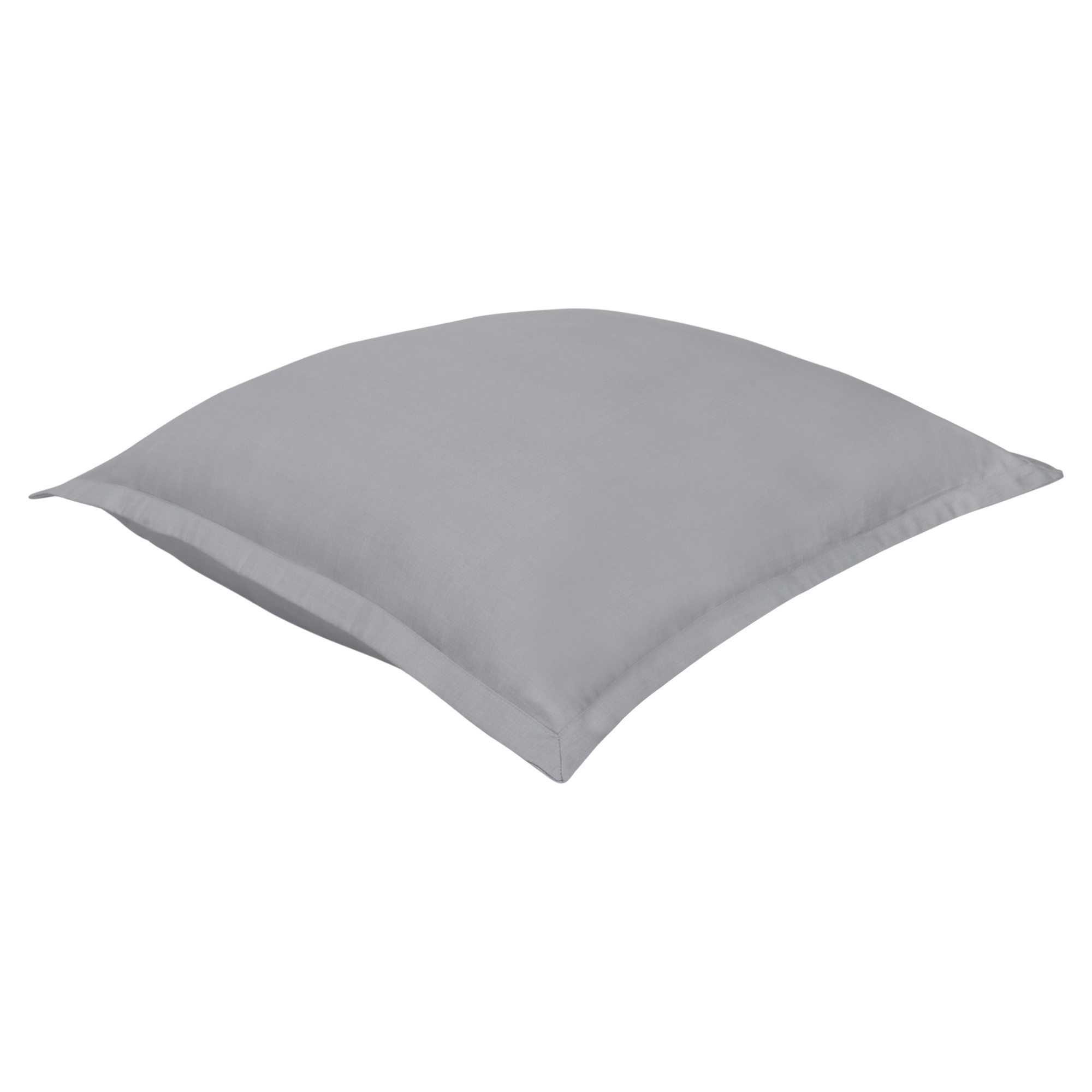 Delara GOTS Certified 100% Organic Cotton 2 Inch Flange Euro Sham Set of 2, 26"X26", Pia Paisley